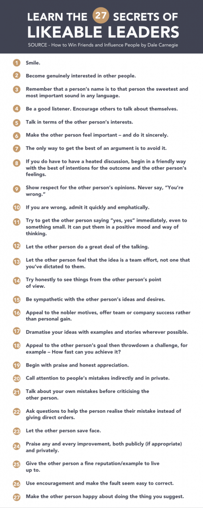 27 Secrets Of Likeable Leaders - The Leadership Institute